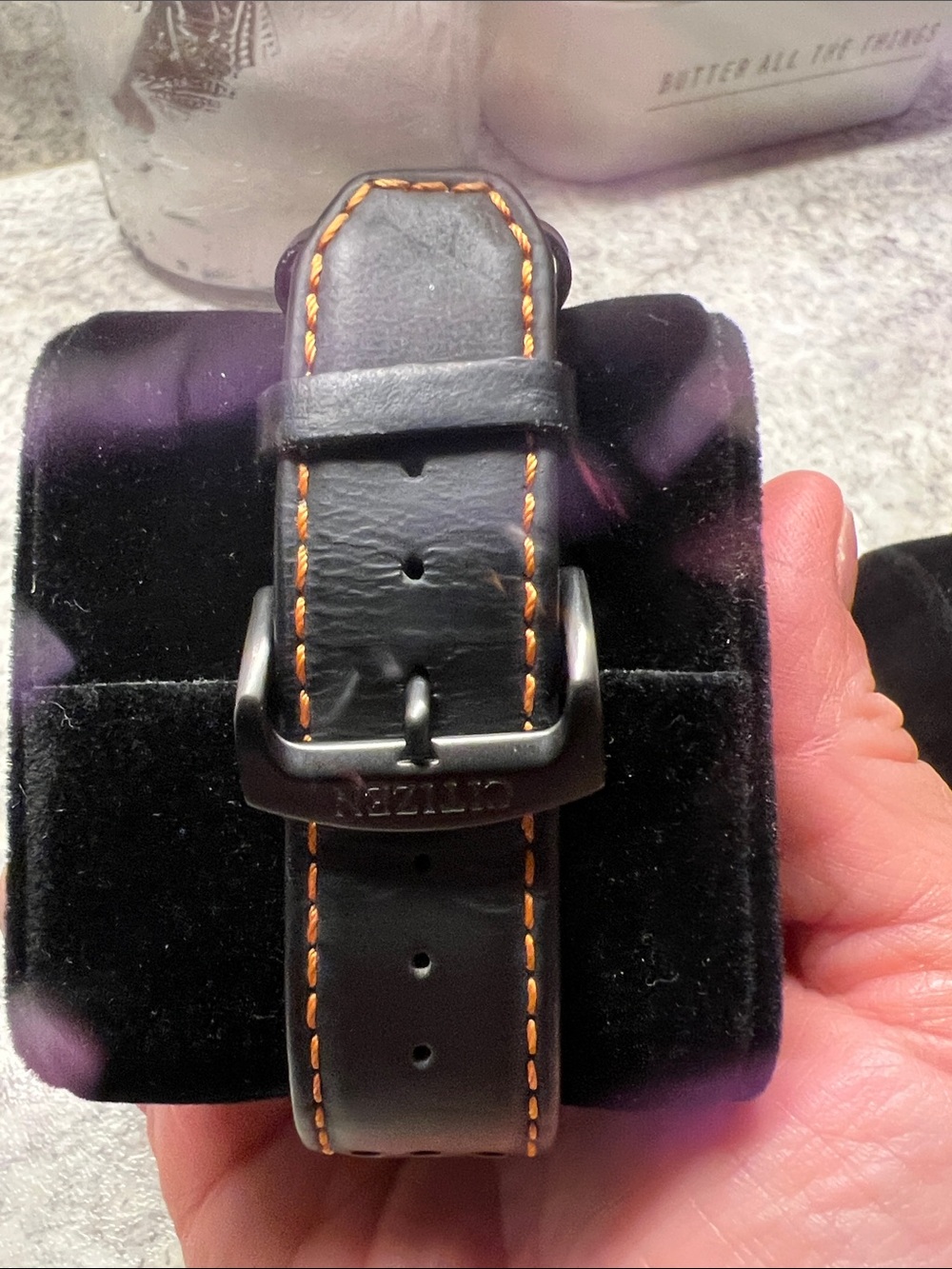 Citizen Black & Orange Sport Chronograph Watch 44mm - Picture 3 of 3